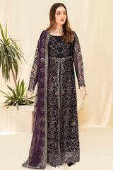 Kashish by Ramsha Unstitched 3 Piece Weightless Chiffon Vol-01 Suit-k-106