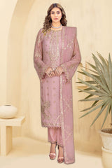 Kashish by Ramsha Unstitched 3 Piece Weightless Chiffon Vol-01 Suit-k-107