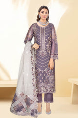 Kashish by Ramsha Unstitched 3 Piece Weightless Chiffon Vol-01 Suit-k-109