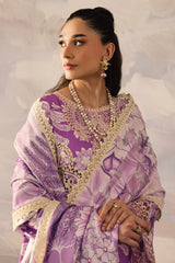 Kaia by Mahnur Unstitched 3 Piece Emb Winter Suit-K-10
