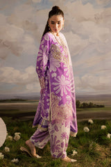 Kaia by Mahnur Unstitched 3 Piece Emb Winter Suit-K-10