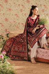 Kaia by Mahnur Unstitched 3 Piece Emb Winter Suit-K-12