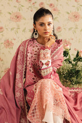 Kaia by Mahnur Unstitched 3 Piece Emb Winter Suit-K-13