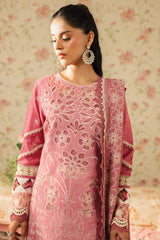 Kaia by Mahnur Unstitched 3 Piece Emb Winter Suit-K-13