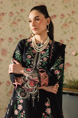 Kaia by Mahnur Unstitched 3 Piece Emb Winter Suit-K-14