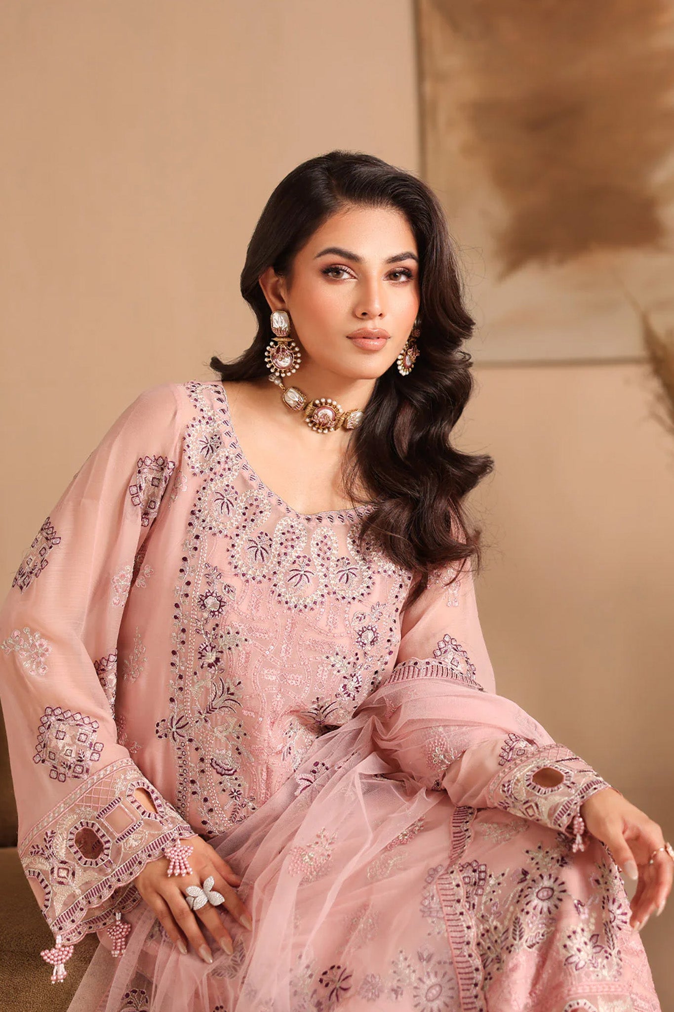 Kashish by Ramsha Unstitched 3 Piece  Formals Vol-03 Collection'2025-K-301