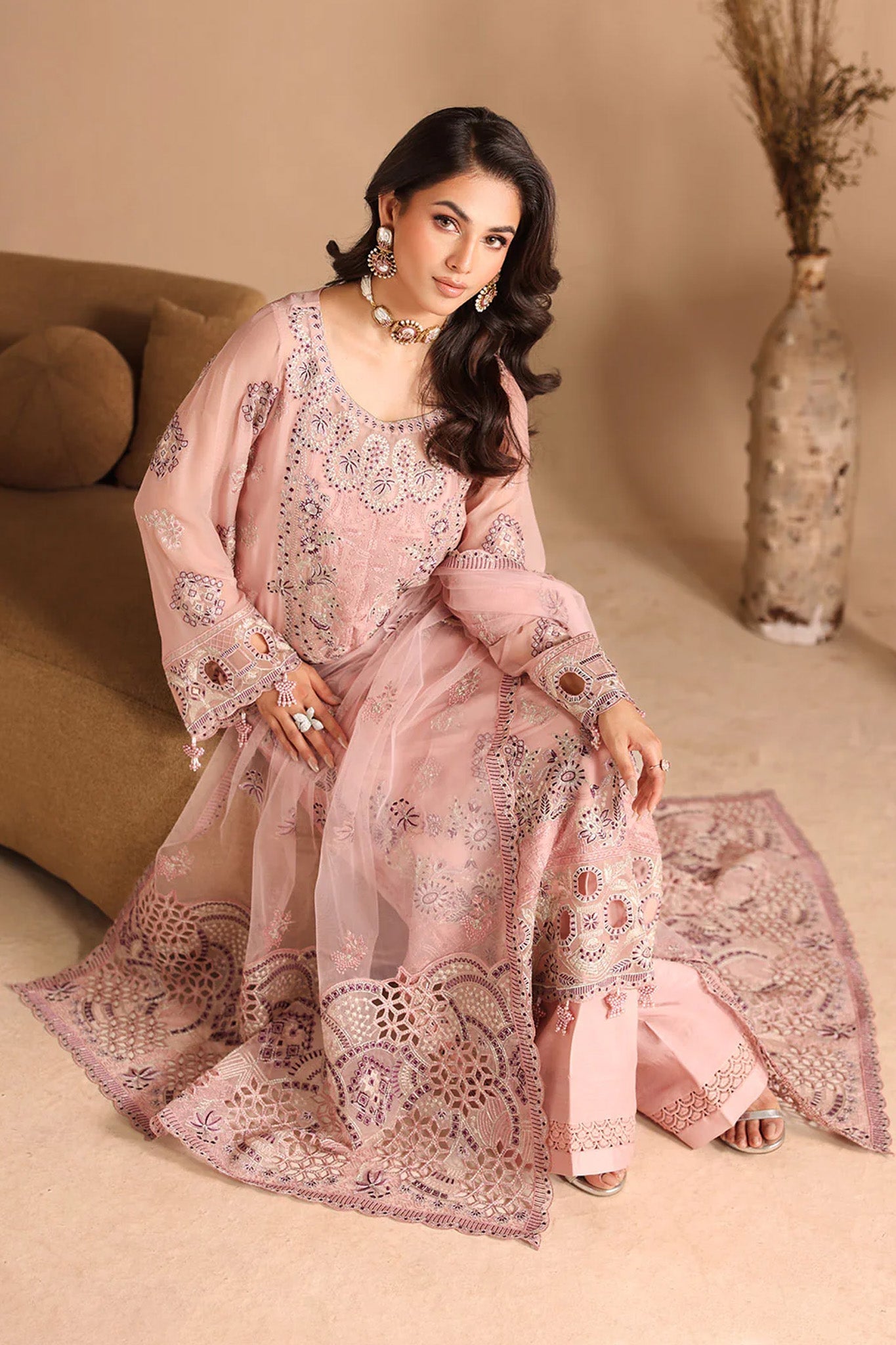Kashish by Ramsha Unstitched 3 Piece  Formals Vol-03 Collection'2025-K-301