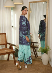 Chapter One - Karashe Stitched Summer Suit-Midnight Bloom