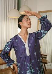 Chapter One - Karashe Stitched Summer Suit-Midnight Bloom