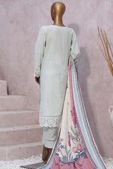 Sada Bahar Stitched 3 Piece Karandi Shawl Suit-KCK-Ice