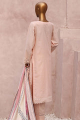 Sada Bahar Stitched 3 Piece Karandi Shawl Suit-KCK-Pink