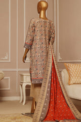HZ Stitched 3 Piece Emb Khaddar Vol-01 Suit-KE-909