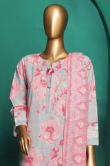 HZ Stitched 3 Piece Emb Khaddar Vol-03 Suit-KE-925