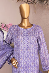 Kalamkari By HZ Unstitched 3 Piece Emb Jacquard Lawn Suit-KJE-05