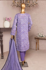 Kalamkari By HZ Unstitched 3 Piece Emb Jacquard Lawn Suit-KJE-05
