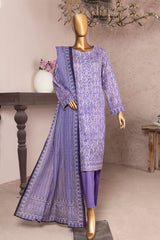 Kalamkari By HZ Unstitched 3 Piece Emb Jacquard Lawn Suit-KJE-05