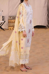 Qalamkar Unstitched 3 Piece Chikankari Eid Edit Suit-KM-01-Niamh