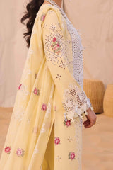 Qalamkar Unstitched 3 Piece Chikankari Eid Edit Suit-KM-01-Niamh