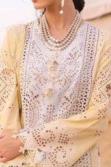 Qalamkar Unstitched 3 Piece Chikankari Eid Edit Suit-KM-01-Niamh