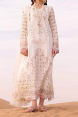Qalamkar Unstitched 3 Piece Chikankari Eid Edit Suit-KM-02-Saoirse