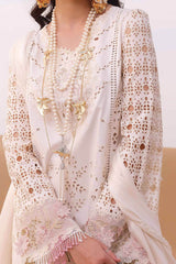 Qalamkar Unstitched 3 Piece Chikankari Eid Edit Suit-KM-02-Saoirse