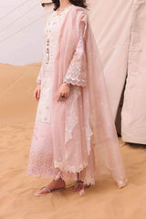 Qalamkar Unstitched 3 Piece Chikankari Eid Edit Suit-KM-03-Aoife