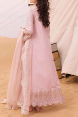 Qalamkar Unstitched 3 Piece Chikankari Eid Edit Suit-KM-03-Aoife