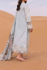 Qalamkar Unstitched 3 Piece Chikankari Eid Edit Suit-KM-06-Apolline