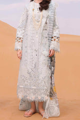 Qalamkar Unstitched 3 Piece Chikankari Eid Edit Suit-KM-06-Apolline