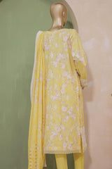 Kohinoor By Hz Unstitched 3 Piece Emb Netkari Suit-KNC-02