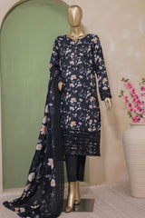 Kohinoor By Hz Unstitched 3 Piece Emb Netkari Suit-KNC-04
