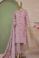 Kohinoor By Hz Unstitched 3 Piece Emb Netkari Suit-KNC-05