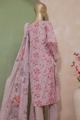 Kohinoor By Hz Unstitched 3 Piece Emb Netkari Suit-KNC-05