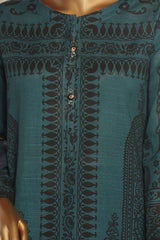 Wintry Prints By HZ Stitched 3 Piece Printed Khaddar Vol-02 Suit-KP-111