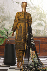 Wintry Prints By HZ Stitched 3 Piece Printed Khaddar Vol-02 Suit-KP-112