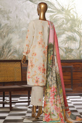 Wintry Prints By HZ Stitched 3 Piece Printed Khaddar Vol-02 Suit-KP-115