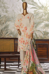 Wintry Prints By HZ Stitched 3 Piece Printed Khaddar Vol-02 Suit-KP-115