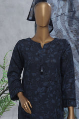 Wintry Prints by Hz Stitched 3 Piece Khaddar Vol-03 Suit-KPC-116