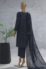 Wintry Prints by Hz Stitched 3 Piece Khaddar Vol-03 Suit-KPC-116