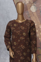 Wintry Prints by Hz Stitched 3 Piece Khaddar Vol-03 Suit-KPC-117