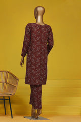 HZ Basics Stitched 2 Piece Co Ords Printed Khaddar Vol-02 Suit-KPC-908