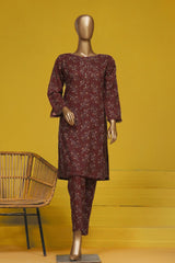 HZ Basics Stitched 2 Piece Co Ords Printed Khaddar Vol-02 Suit-KPC-908