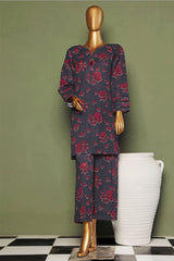 HZ Basics Stitched 2 Piece Co Ords Printed Khaddar Vol-03 Suit-KPC-926