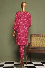 HZ Basics Stitched 2 Piece Co Ords Printed Khaddar Vol-03 Suit-KPC-927