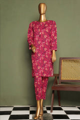 HZ Basics Stitched 2 Piece Co Ords Printed Khaddar Vol-03 Suit-KPC-927