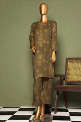 HZ Basics Stitched 2 Piece Co Ords Printed Khaddar Vol-03 Suit-KPC-929