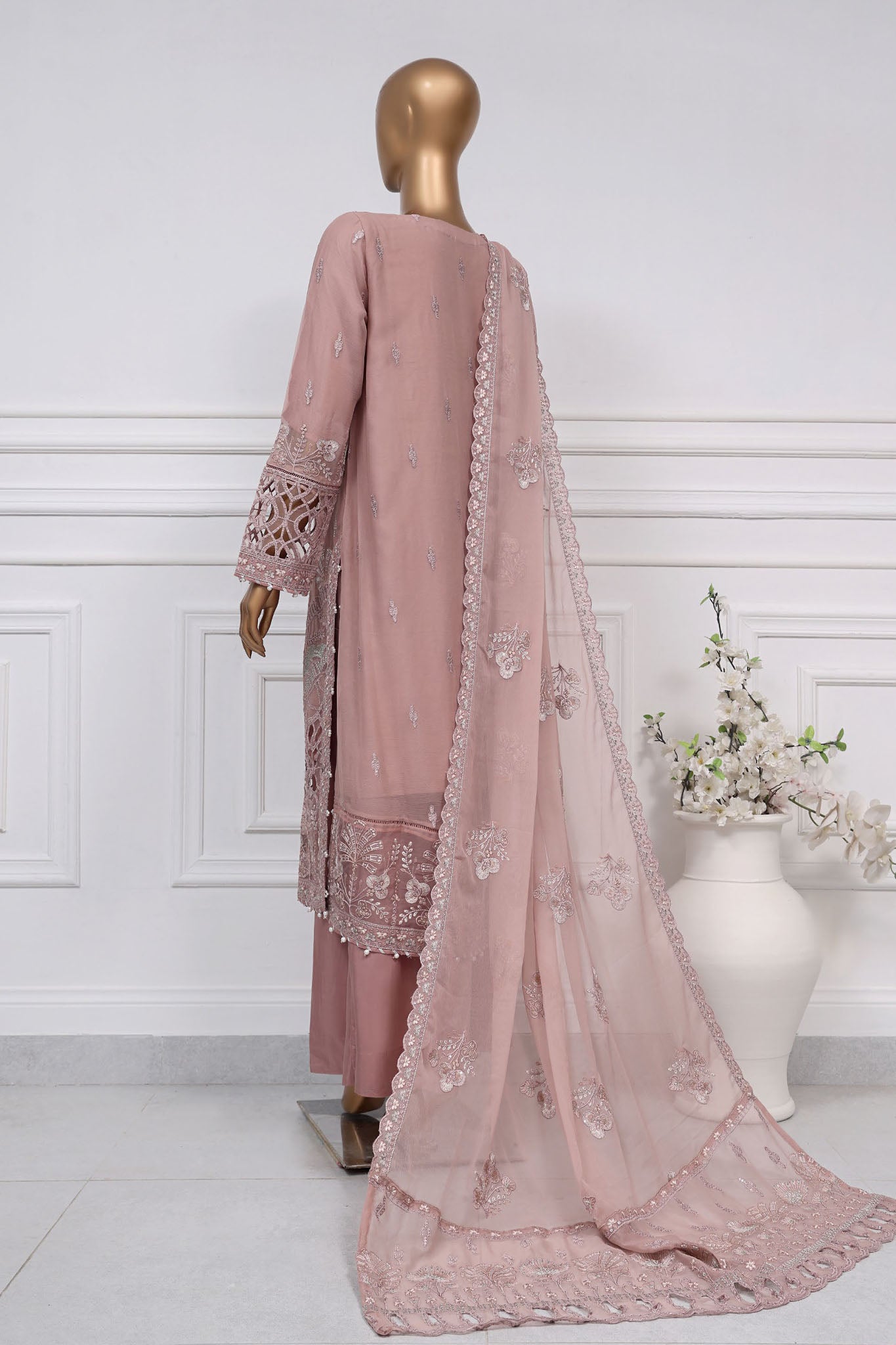 Afsany by Sada Bahar Stitched 3 Piece Luxury Chiffon Vol-12 Collection'2025-KR-2-T.Pink