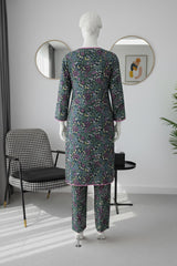 Lush Aura By Almeerah Stitched 2 Piece Premium Bana Dora Lawn Collection'2025-Kai Meadow Grace