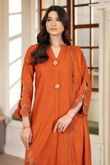 Justuju By Inara Stitched 3 Piece Winter Suit-KASTOR DR-05