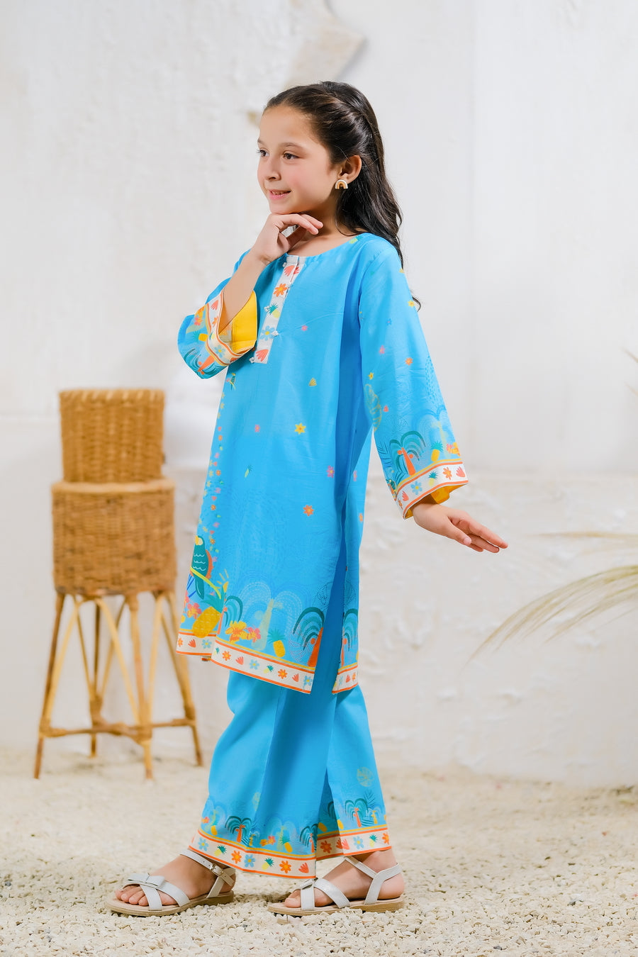 Sprinkles Stitched 2 Piece Summer Co Ord Sets Kids Collection'2025-Maldives Escape